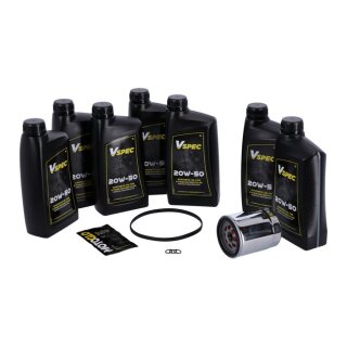 MCS, Big Oil service kit. Full synthetic. Chrome filter