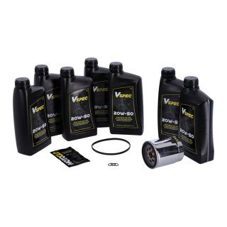 MCS, Big Oil service kit. Full synthetic. Chrome filter