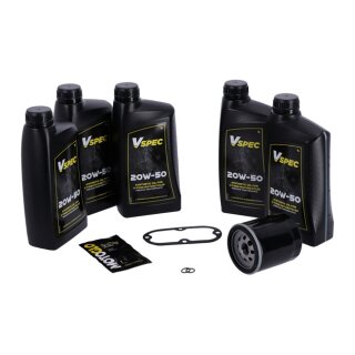 MCS Big Ölwechsel Service Kit 3-1 Vollsynthetisch für Harley Dyna Softail 99-06