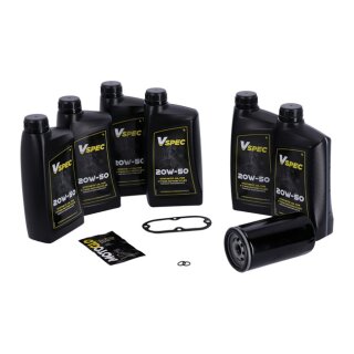 Ölwechsel Service Kit 3-1 Vollsynthetisch für Harley Dyna 91-98