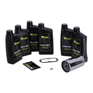 MCS, Big Oil service kit. Full synthetic. Chrome filter