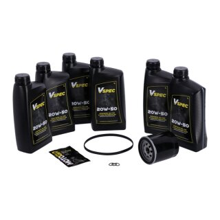 MCS, Big Oil service kit. Full synthetic. Black filter