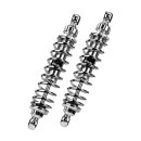 Bitubo, WMB dual shock absorber set. Chrome. 341mm