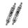 Bitubo, WMB dual shock absorber set. Chrome. 341mm