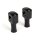 13 1/2 Scum risers. Black. 3" rise