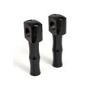 13 1/2 Scum risers. Black. 5" rise