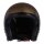 Jet Helm skull bucket Gold matt Flammen 13 1/2 ECE 22.06