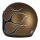 Jet Helm skull bucket Gold matt Flammen 13 1/2 ECE 22.06