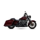 Vance & Hines Twin Slash Round Slip-ons. Black...