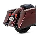 Vance & Hines Twin Slash Round Slip-ons. Black Touring 17-24