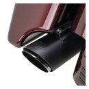 Vance & Hines Twin Slash Round Slip-ons. Black Touring 17-24