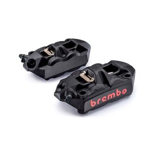 Brembo, M4 Monoblock radial brake caliper set. Black