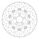 Brembo, stainless floating brake rotor. Rear