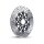 Brembo, stainless floating brake rotor. Front L/R