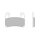 Brembo, brake pad set. Sintered. Front