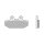 Brembo, brake pad set. Sintered. Rear