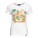Queen Kerosin Tiki Lagoon t-shirt off white