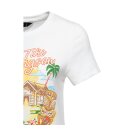 Queen Kerosin Tiki Lagoon t-shirt off white