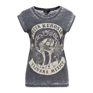 Queen Kerosin Tijuana Mexico t-shirt sleeveless enzyme wash