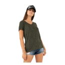 Von Dutch Fluide female t-shirt green