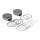 KB Performance, M8 Big bore 124" piston kit. STD