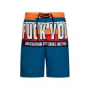 King Kerosin Fuck You swimshort turquoise