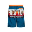 King Kerosin Fuck You swimshort turquoise