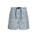 King Kerosin Sea Pattern swimshort off white