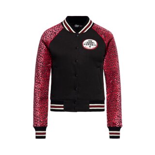 Queen Kerosin Rock N Roll jacket panther print black