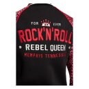 Queen Kerosin Rock N Roll jacket panther print black