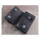 Amigaz Black Soft Leather Trifold Wallet