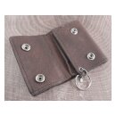 AMiGAZ Soft Brown Leather Trifold Wallet