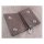 AMiGAZ Soft Brown Leather Trifold Wallet