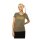Von Dutch V-neck t-shirt logo kaki women