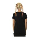 Von Dutch V-neck t-shirt logo black women