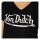 Von Dutch V-neck t-shirt logo black women