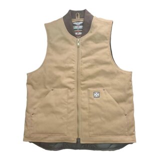 WCC Heavy Duty Work vest frontier brown
