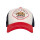 King Kerosin California cap off white/red