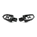 Burly, MX Evolution foot pegs. Black
