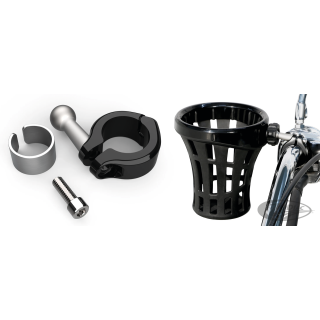 Big Ass Drink Holder Black 7/8-1" Clamp
