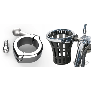 Big Ass Drink Holder Chrome 1-1/4" Clamp