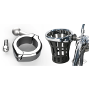 Big Ass Drink Holder Chrome 1-1/4" Clamp