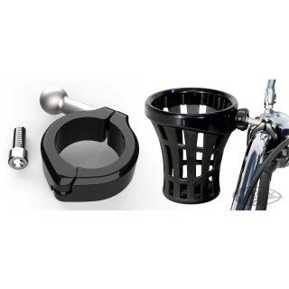 Big Ass Drink Holder Black 1-1/4" Clamp