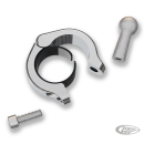 Aluminum Clamp Mount 1-1/8" Chrome