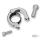 Aluminum Clamp Mount 1-1/8" Chrome