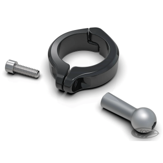 Aluminum Clamp Mount 1-1/2" Black