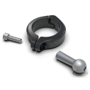 Aluminum Clamp Mount 1-1/2" Black