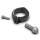 Aluminum Clamp Mount 1-1/2" Black