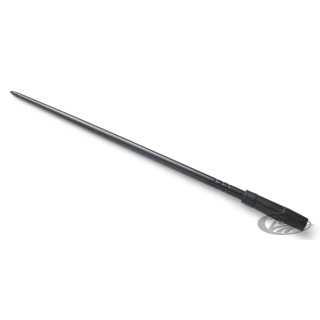 High Caliber Flexible 12" Antenna Black