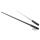 High Caliber Flexible 12" Antenna Chrome